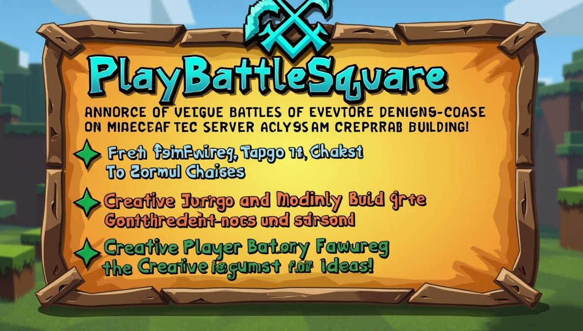 ideas playbattlesquare minecraft server