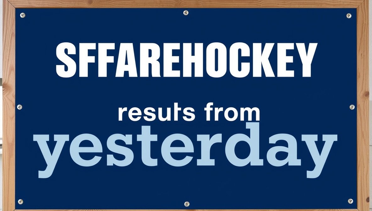 sffarehockey results yesterday